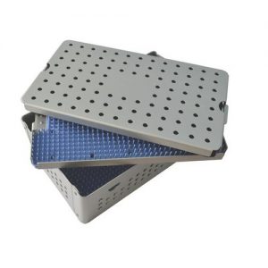 Aluminum Sterilization Tray Large 3.25” H X 10” L X 6” W Deep Double Layer