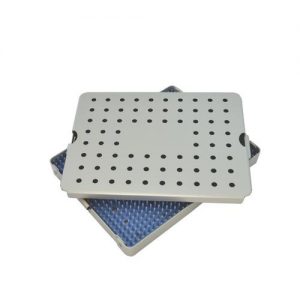 Aluminum Sterilization Tray Large Size 8.5” L X 6.75” W X 0.75” H